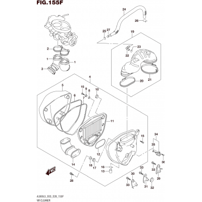 AIR CLEANER (VL800BL5 E28)