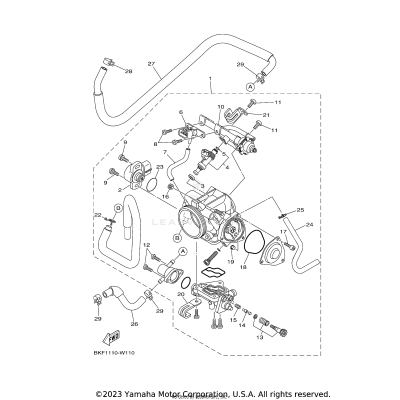 THROTTLE BODY ASSY 1