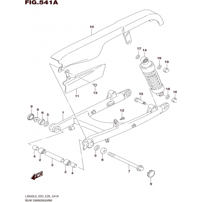 REAR SWINGINGARM