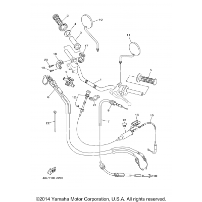 Steering Handle Cable