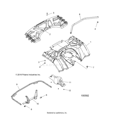 BODY, REAR CAB and REAR RACK - A19SXN85A8 [100592]