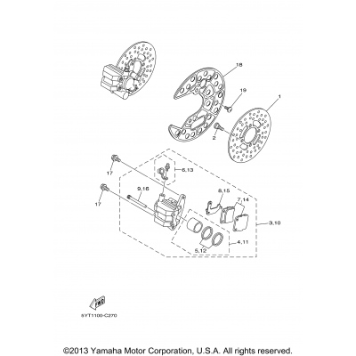 Front Brake Caliper