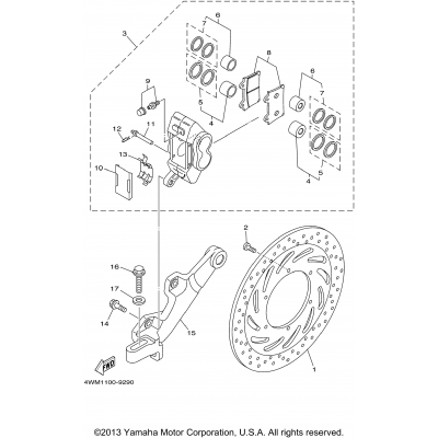 Rear Brake Caliper