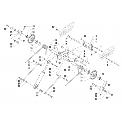 REAR SUSPENSION REAR ARM ASSEMBLY