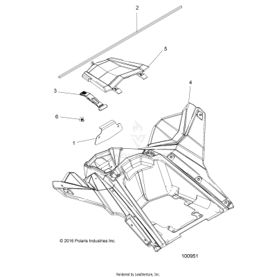 BODY, STORAGE, REAR - A19SVS95FR [100951]