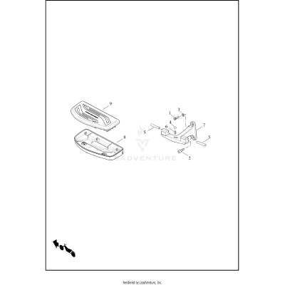 FOOTBOARDS, PASSENGER