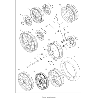 WHEELS, FRONT, CAST AND SLOTTED