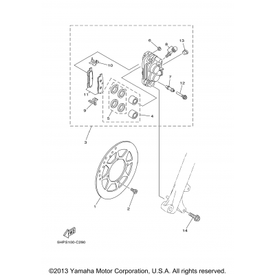 Front Brake Caliper