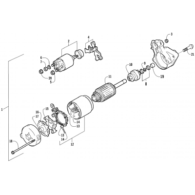 STARTER MOTOR ASSEMBLY