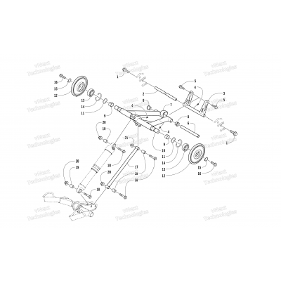 REAR SUSPENSION REAR ARM ASSEMBLY