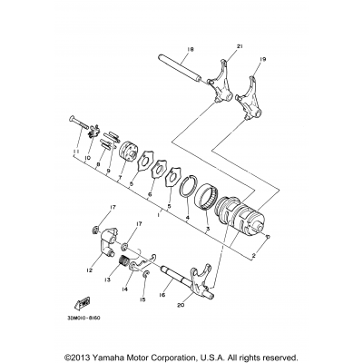 Shift Cam Fork