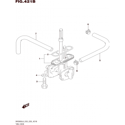 FUEL COCK (DR200SL6 E28)