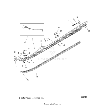 SUSPENSION, RAIL MOUNTING - S19EGK8PS ALL OPTIONS (600197)
