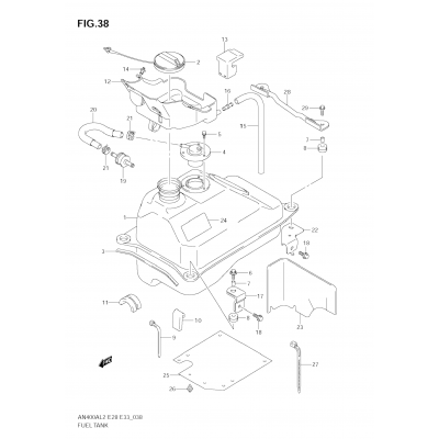 FUEL TANK (AN400ZA L2 E28)