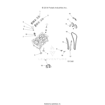 ENGINE, VALVES and CAMSHAFTS - A19DCE87AK (101560)