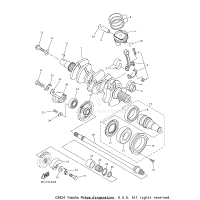 CRANKSHAFT & PISTON