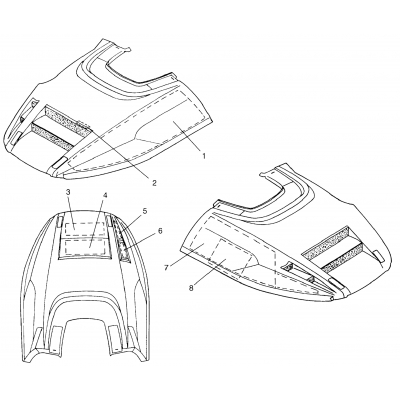 Hood Foam/Foil Lite Gt 0963133 & European Lite Gt