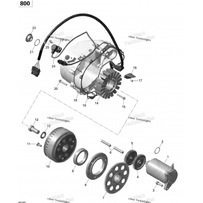 Magneto And Electric Starter