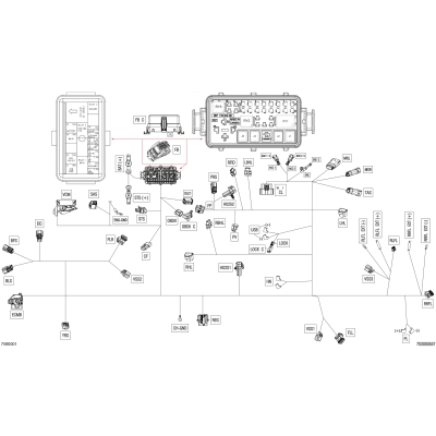 08- Electric - Main Harness - 710010001