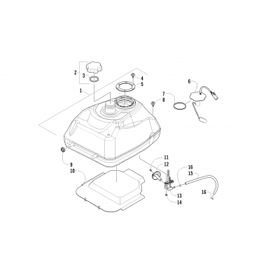 GAS TANK ASSEMBLY