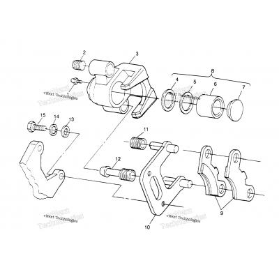 Front Brake Assembly 6X6 300