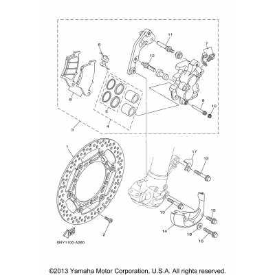 Front Brake Caliper