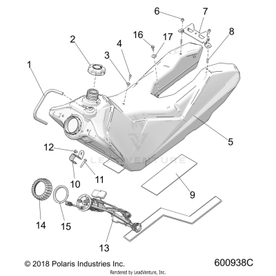 FUEL SYSTEM, FUEL TANK ASM. - S20EKL8RS ALL OPTIONS (600938C)