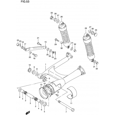 REAR SWINGING ARM