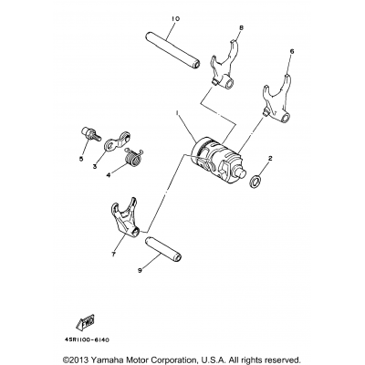 Shift Cam - Shift Fork