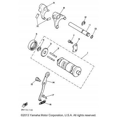 Shift Cam Shift Fork