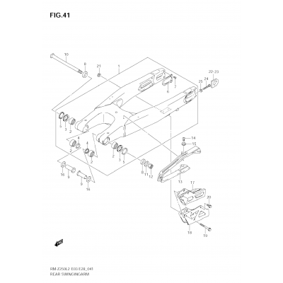 REAR SWINGING ARM