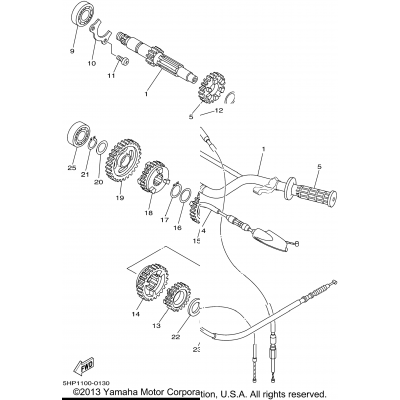 Steering Handle Cable