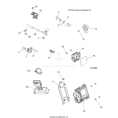 ELECTRICAL, SWITCHES, SENSORS and ECM - A19SWE57R1 [101620]