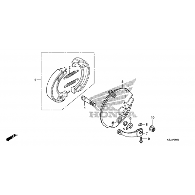 FRONT BRAKE PANEL