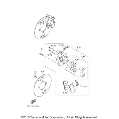 Front Brake Caliper