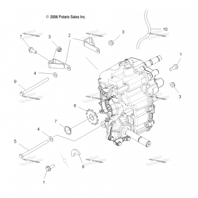 Drive Train, Main Gearcase Mounting