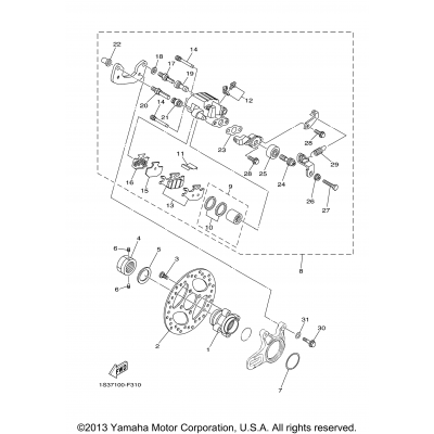 Rear Brake Caliper