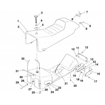 Seat & Gas Tank