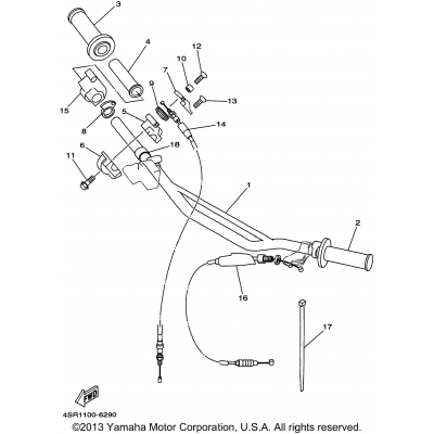 Steering Handle Cable