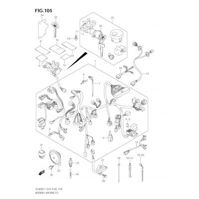 WIRING HARNESS (VL800T E33)