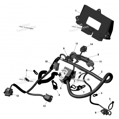 Rotax - Engine Harness And Electronic Module