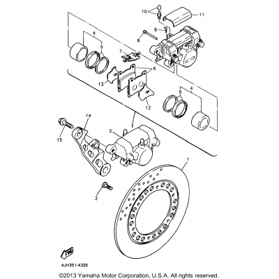 Rear Brake Caliper