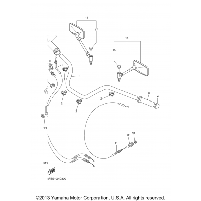 Steering Handle Cable