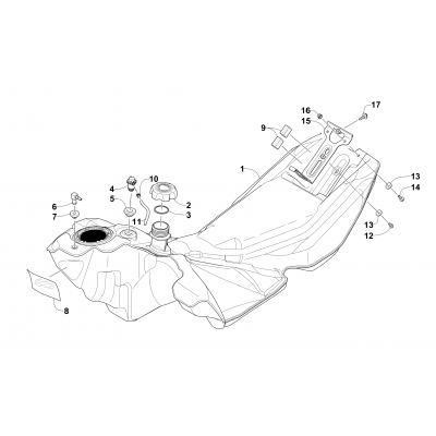 GAS TANK ASSEMBLY