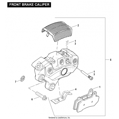 FRONT BRAKE CALIPER