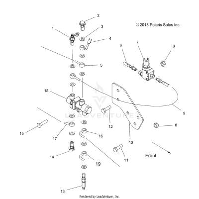 BRAKES, VALVE SYSTEM - A19SWS57C1/C2/E1/E2  (49ATVBRAKEVALVE14SP570F)