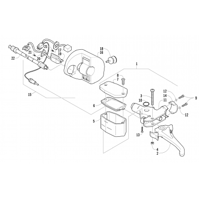 HYDRAULIC BRAKE CONTROL ASSEMBLY