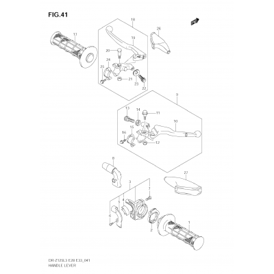 HANDLE LEVER (DR-Z125L3 E28)