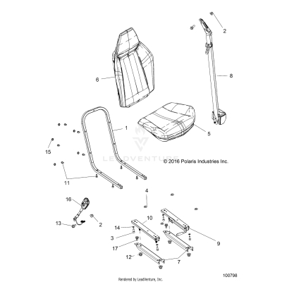BODY, SEAT - A17HAA15N7 (100798)