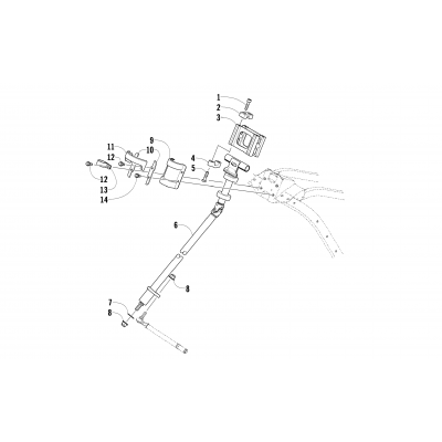 STEERING POST ASSEMBLY